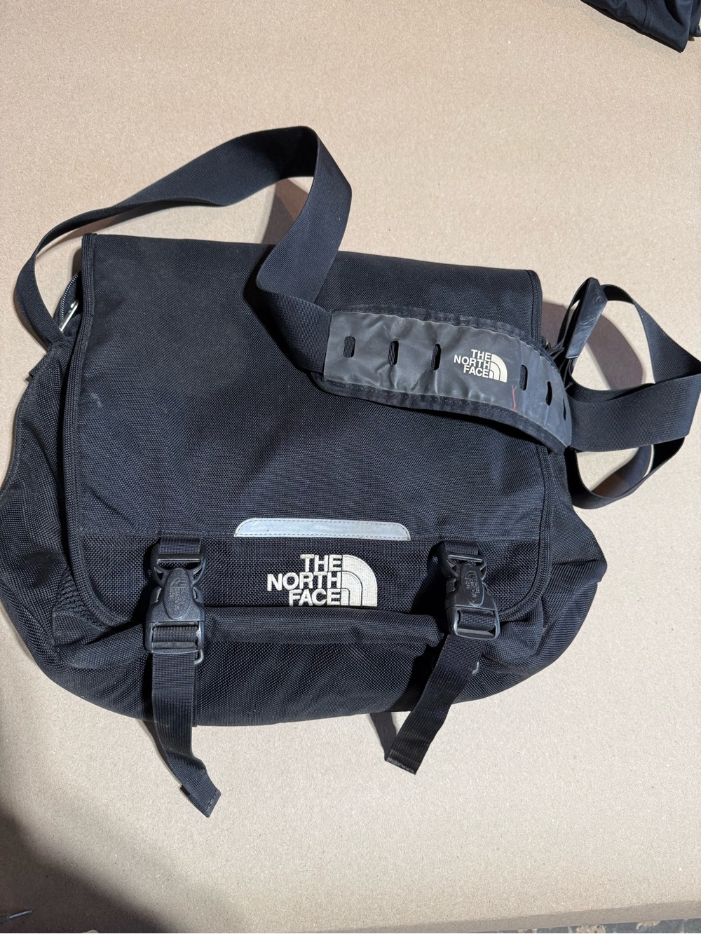 The North Face Laptop Messenger Bag with White Logo